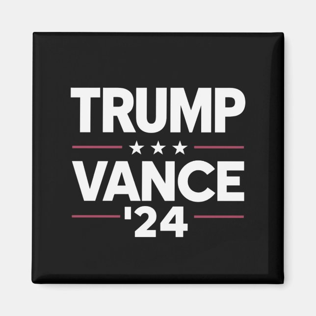 Trump Vance 2024 für die Präsidentschaftswahl in d Magnet (Vorne)