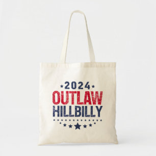 Trump Vance 2024 Gesetzloser Hillbilly US-Flagge Tragetasche