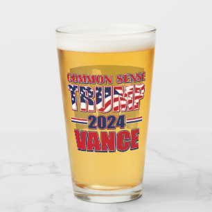 Trump Vance 2024 Glas