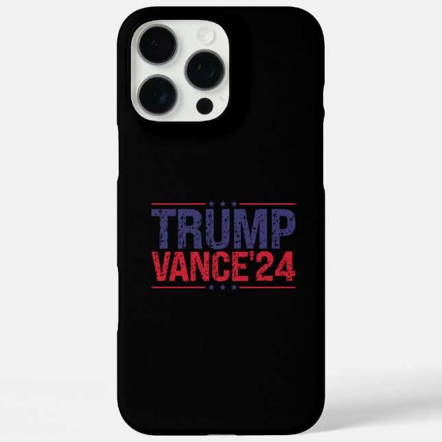 Trump Vance 2024 iPhone 16 Pro Max Hülle (Rückseite)