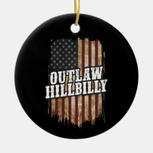 Trump Vance 2024 J.D. Vance Gesetzloser Hinterwäld Keramik Ornament