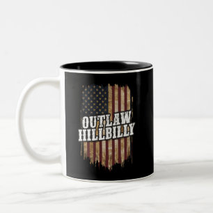 Trump Vance 2024 J.D. Vance Gesetzloser Hinterwäld Zweifarbige Tasse