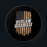 Trump Vance 2024 J.D. Vance Outlaw Hillbilly Button<br><div class="desc">Trump Vance 2024 J.D. Vance Outlaw Hillbilly</div>