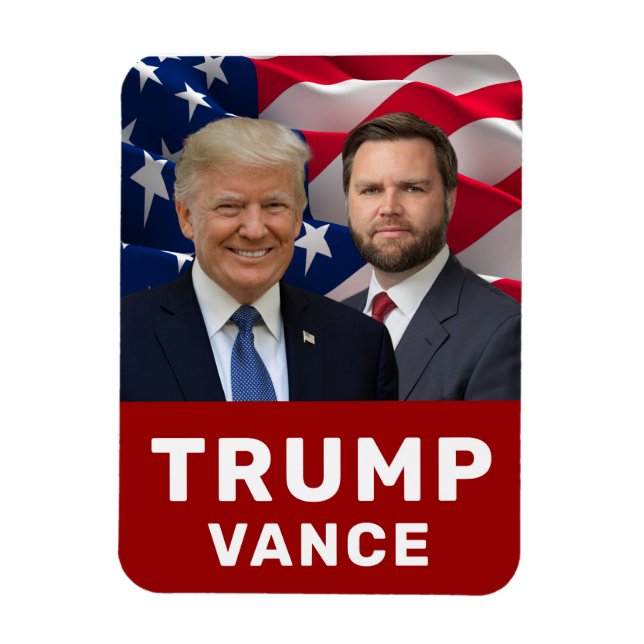 Trump Vance 2024 Magnet (Vertikal)