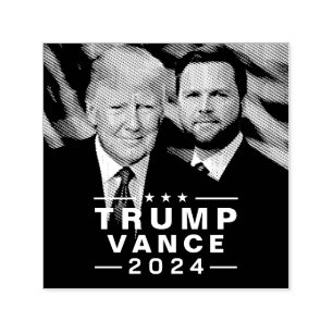 Trump Vance 2024 Politische Kampagne Permastempel