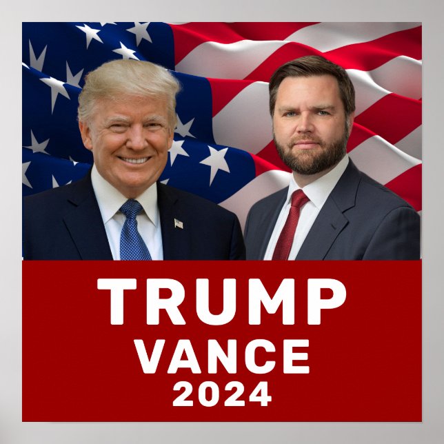 Trump Vance 2024 Poster (Vorne)