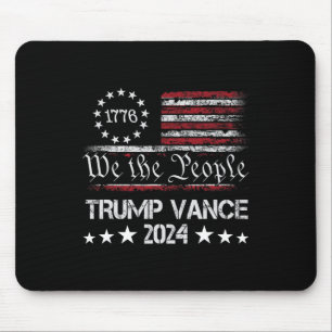 Trump Vance 2024 Präsident Trump Unterstützer Wied Mousepad