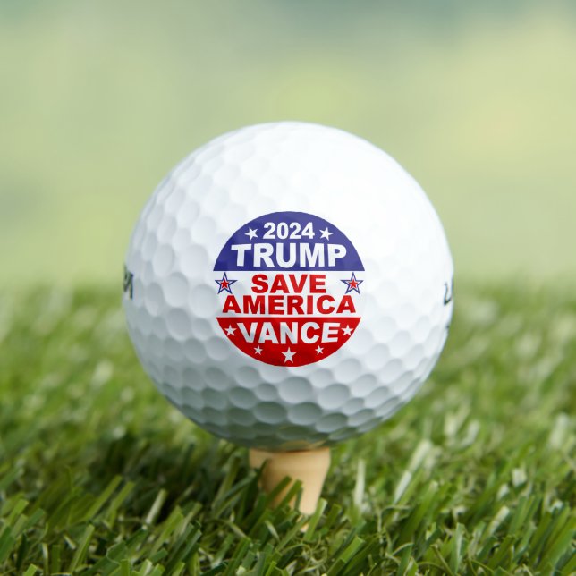 TRUMP VANCE 2024 RETTE AMERIKA GOLFBALL (Insitu T-Shirt)