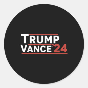 Trump Vance 2024 Runder Aufkleber