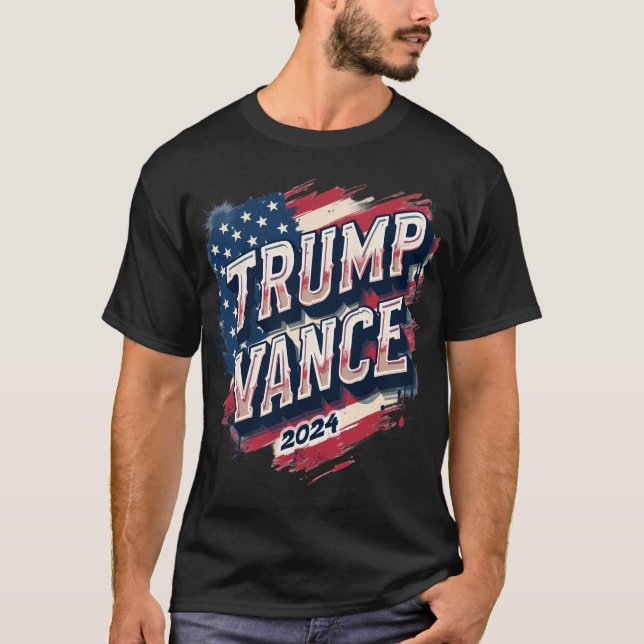 Trump Vance 2024 T-Shirt (Vorderseite)
