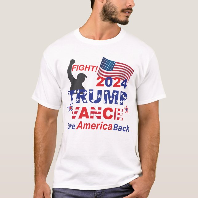 TRUMP VANCE 2024 T-Shirt (Vorderseite)
