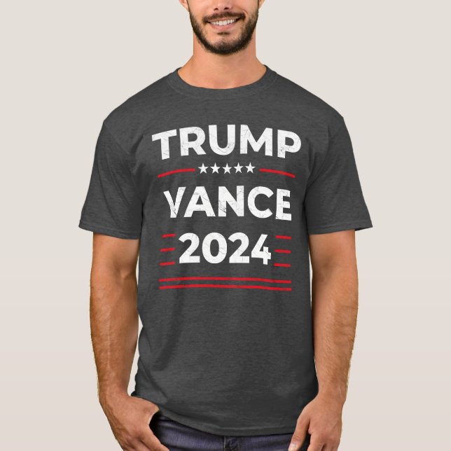 Trump Vance 2024 T-Shirt (Vorderseite)