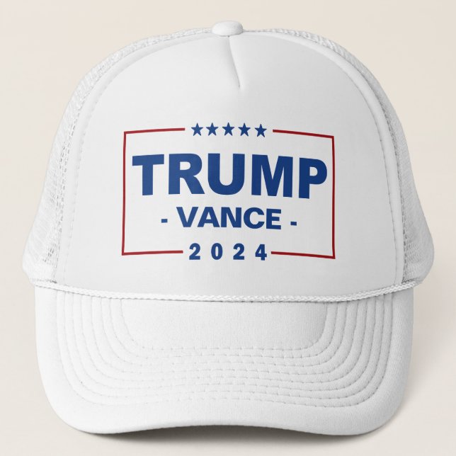 TRUMP / VANCE 2024 TRUCKERKAPPE (Vorderseite)