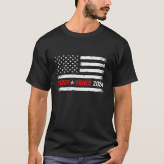 Trump Vance 2024 Trump unterstützt den Präsidenten T-Shirt