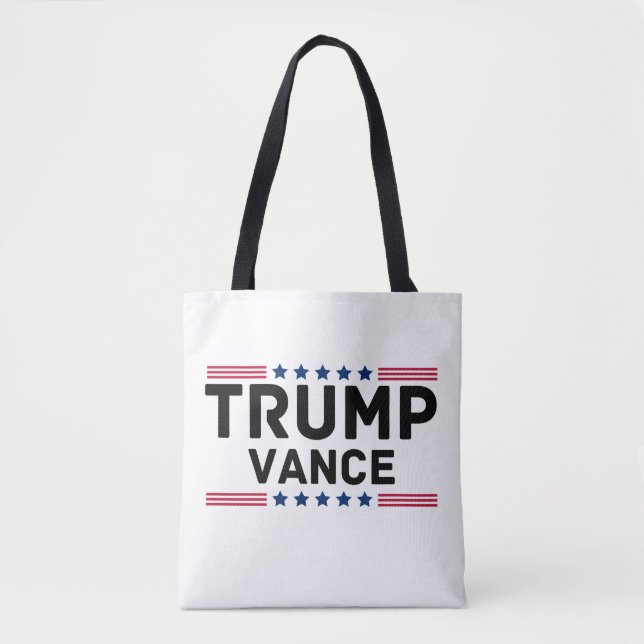 Trump Vance 2024 Trump unterstützt Wahlgeschenk Tasche (Vorderseite)