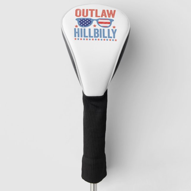 Trump Vance 2024 verbietet hillbilly-Wahl Golf Headcover (Vorderseite)