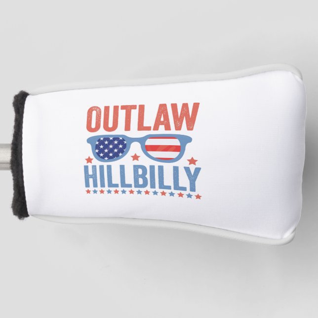 Trump Vance 2024 verbietet hillbilly-Wahl Golf Headcover (Vorderseite)