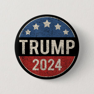 Trump Vance 2024 Wahl Button