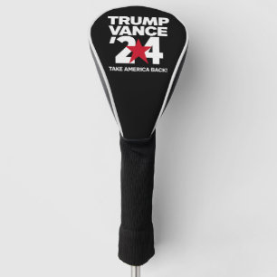 Trump Vance 2024 Wählen Sie Trump 2024 Wahl Golf Headcover