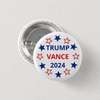 Trump, Vance 2024-Wahlknopf
