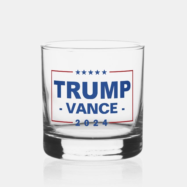 TRUMP VANCE 2024 WHISKYGLAS (Vorderseite)