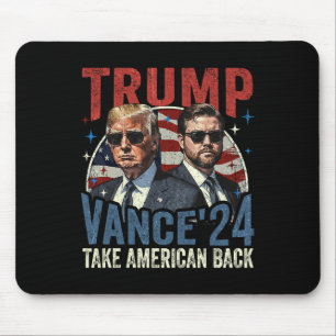 Trump Vance 2025 Donald Trump J.d. Vance Erobern A Mousepad