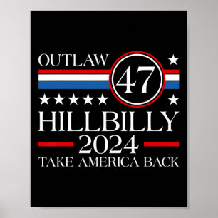 Trump Vance 2025 Donald Trump J.D. Vance Gesetzlos Poster