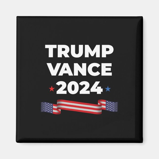 Trump Vance 2025  Magnet (Vorne)