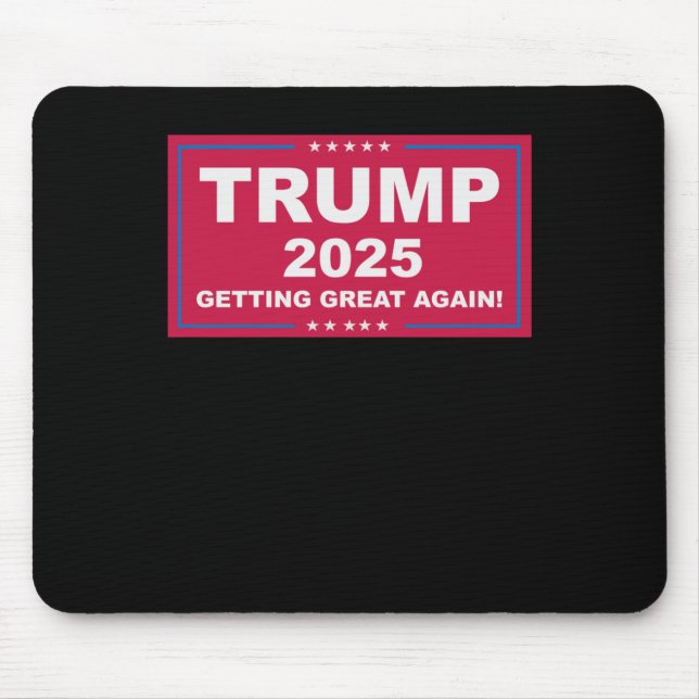 Trump Vance 2025 wird wieder groß () Mousepad (Vorne)