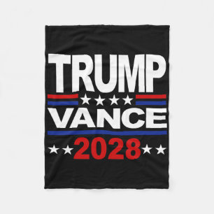 Trump Vance 2028 Republikanischer Dritter-Amtszeit Fleecedecke