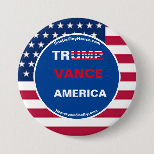 TRUMP VANCE AMERIKA BUTTON