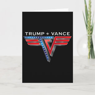 Trump Vance Amerika Trump Wir Gewannen Siege Amtse Karte