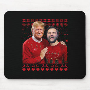 Trump Vance Brüder Lustiger Roter Hässlicher Weihn Mousepad