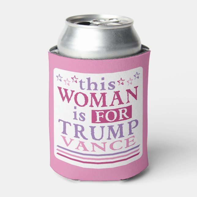 Trump Vance - diese Frau ist für Dosenkühler (Kanne Vorderseite)