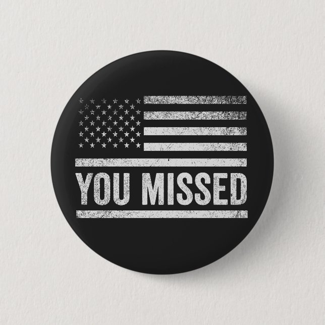 Trump Vance Election Ugly Christmas Sweater Button (Vorderseite)