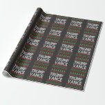 Trump Vance Election Ugly Christmas Sweater Geschenkpapier<br><div class="desc">Trumpf,  Wahl 2024,  Präsidentschaftswahlkampf,  Trumpf-Vance-Wahl,  Trump-Vance-Präsidentschaft,  Trump-Vance 2024,  Trumpf-Kampagne,  Vance-Kampagne,  Präsidentschaftswahl,  Trump-Vance Präsidentschaftswahl</div>