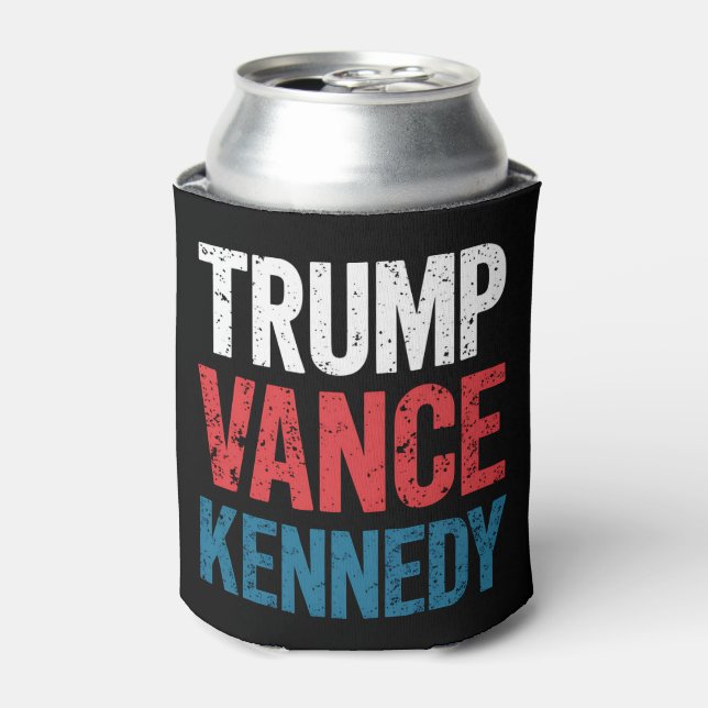 Trump Vance Kennedy 2024 Wahl Dosenkühler (Kanne Vorderseite)
