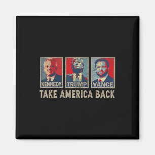 Trump Vance Kennedy Checkmate 2024 Wahl Republikan Magnet