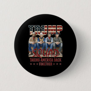 Trump Vance Kennedy Elon Squad holt Amerika zurück Button