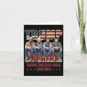 Trump Vance Kennedy Elon Squad holt Amerika zurück Karte