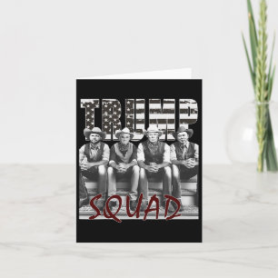 Trump Vance Kennedy Elon Squad Karte