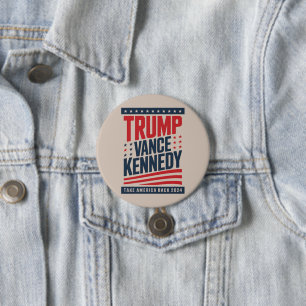 Trump Vance Kennedy Holt Amerika zurück 2024 Button
