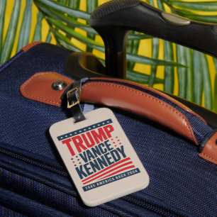 Trump Vance Kennedy Holt Amerika zurück 2024 Gepäckanhänger