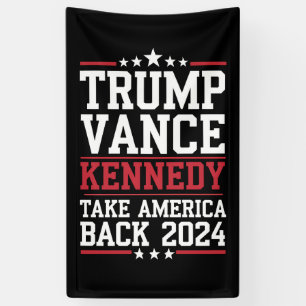 Trump Vance Kennedy Nehmen Amerika wieder zurück Banner
