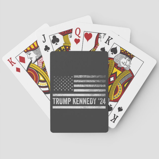 Trump Vance Kennedy nimmt Amerika wieder zurück Spielkarten (Rückseite)