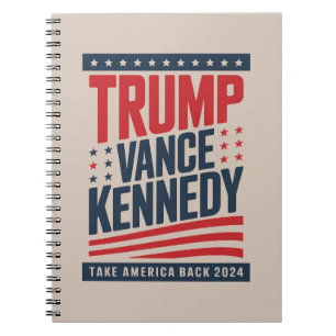 Trump Vance Kennedy nimmt Amerika zurück im Jahr 2 Notizblock