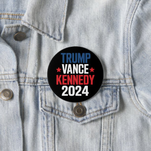 Trump Vance Kennedy Präsident 2024 Wahl  Button