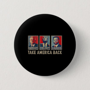 Trump Vance Kennedy Schachmatt 2024 Wahl Republ Button