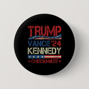 Trump Vance Kennedy Schachmatt Wahl Republikaner  Button