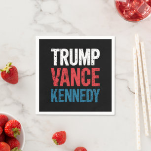 Trump Vance Kennedy Wahl 2024 Serviette